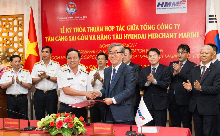 현대상선, SNP와 MOU 체결。