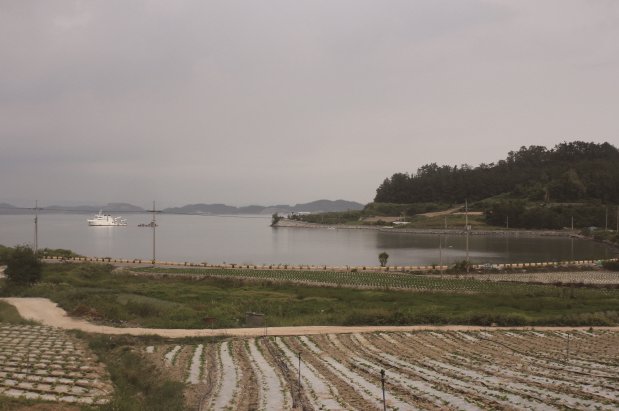 진도 명량대첩로 해역 발굴조사 현장전경