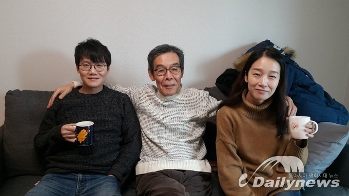 이준모 회장과 두 남매