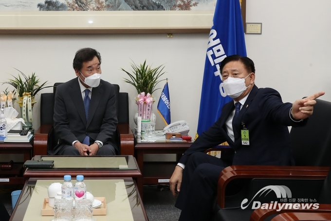9월 14일 이낙연 더불어민주당 당대표 면담(사진= 전라남도의회 제공)