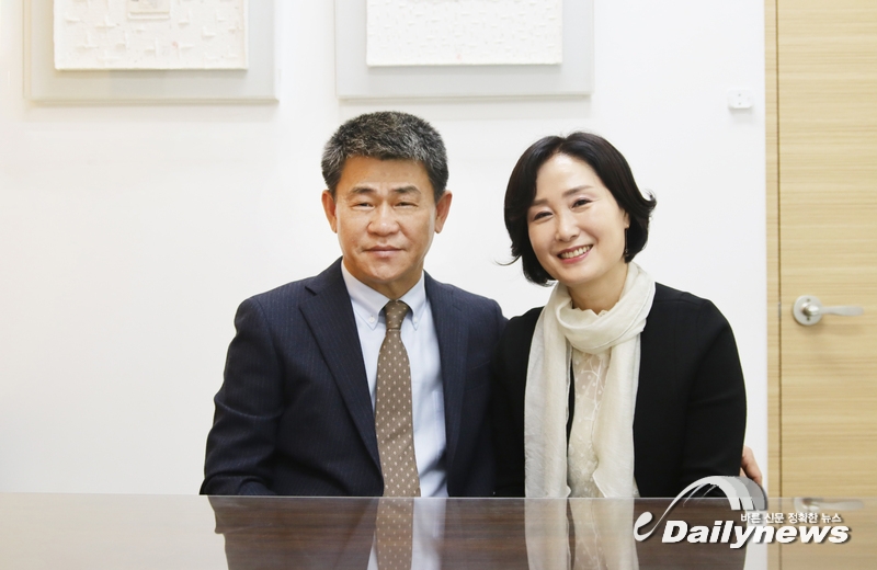 ▲ 준서예건 송문성 회장 DHD 김미경 대표