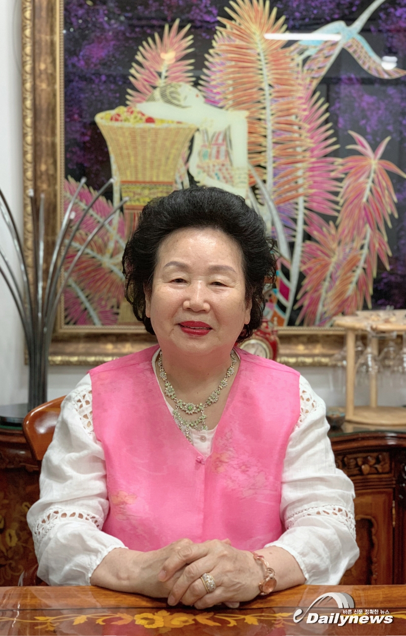 ▲ 정원갤러리 조경자 관장