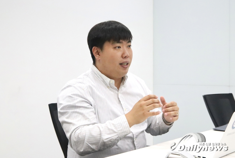 ▲ 에스오에스랩 정지성 대표(사진=최운정 기자)