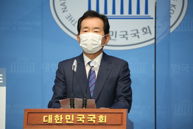 ▲ 이날 정 전 총리는 교육부를 폐지하고 인재혁신부를 창설하겠다고 밝혔다.