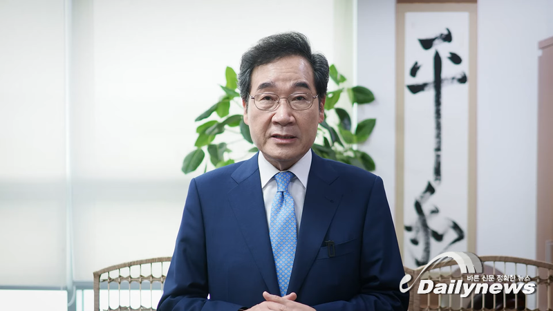 ▲ 이번 행사에는 생활ESG행동 최초 제안자인 이낙연 더불어민주당 예비후보가 영상을 통해 축사를 건네면서 이목을 끌었다. 이 후보는생명 다양성을 회복하고, 기후 위기에 대응하며, 연대하는 공동체 건설을 위해 다 함께 행동할 것을 촉구하는 의미에서 `30년 기후전쟁`과 `ESG국가로의 대전환`을 선포했다/사진 유튜브에서 발췌