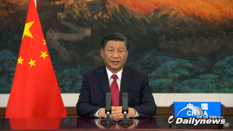 ▲ 시진핑 중국 국가주석은 앞서 9월 21일(현지 시각) 미국 뉴욕에서 개최된 제76차 UN 총회 기조연설에서 사전녹화 영상을 통해 '개발도상국의 녹색 및 저탄소 에너지 개발 지원을 강화하고, 새로운 해외 석탄 화력발전 건설을 그만둘 것'이라고 밝혔다/사진 UN 제공