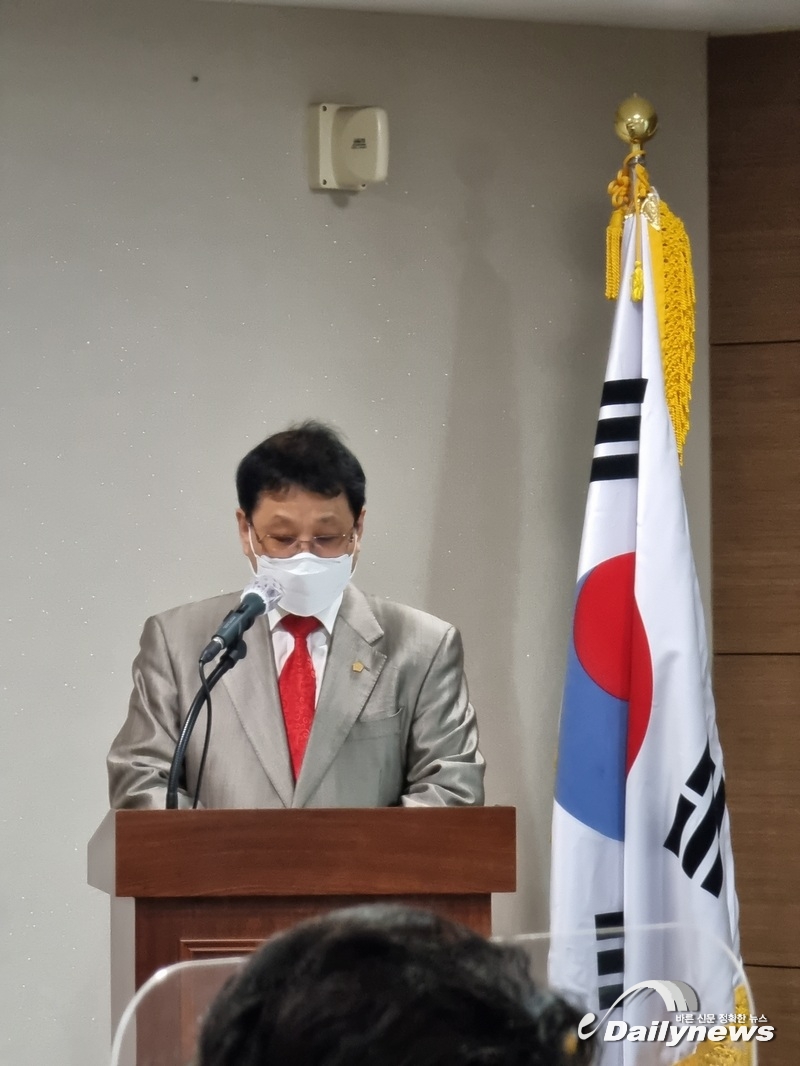 ▲ (사)민족통일촉진회 하동혁 이사장