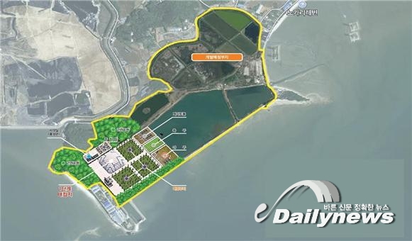 ▲ 친환경 자체매립지(가칭 인천에코랜드) 부지 개발 개요도