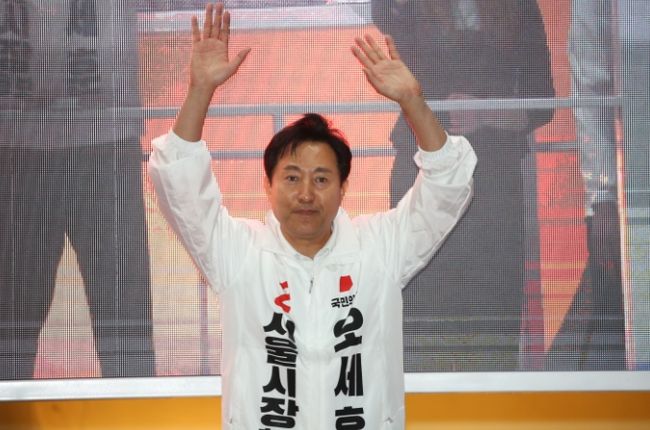 ▲ 오세훈 서울시장이 수성에 성공했다.
