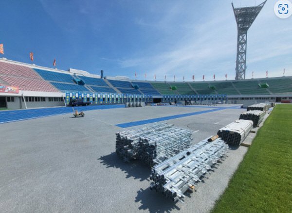 강릉종합운동장 가변석 설치된다