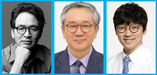 왼쪽부터 유영만 교수, 유상건 교수, 채용현 원장.(사진=체육기자연맹 제공)