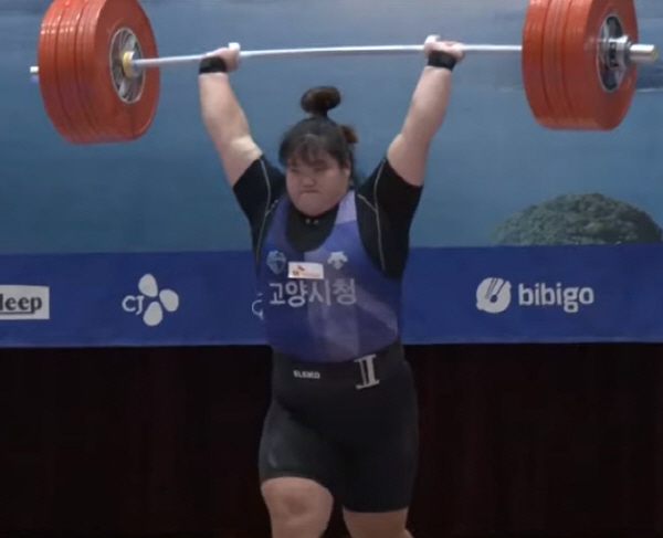 "포스트 장미란"  박혜정 용상 170㎏ ‘한국新’ 번쩍