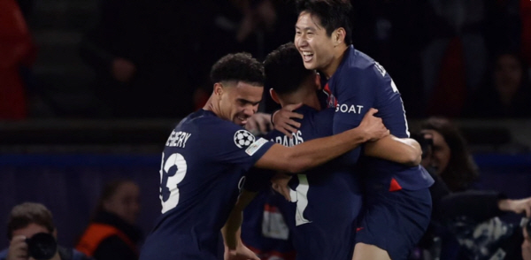 이강인 PSG 데뷔골 폭발했다 PSG, AC밀란에 3-0 완승