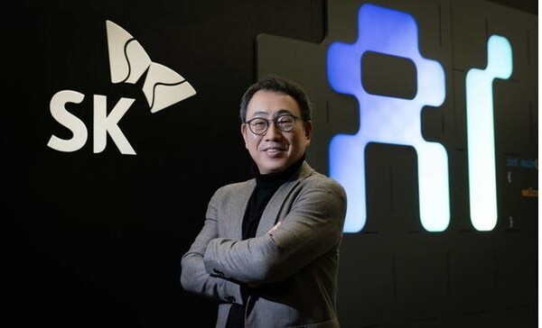 SK텔레콤 유영상 사장은 지난 1월에 열린 CES 2024에서 AI피라미드 전략을  위한 활발한 행보를 보였다. 사진=SKT