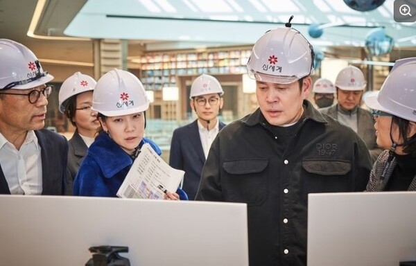 수원 스타필드를 방문한 정용진 신세계그룹 회장. 사진=신세계그룹