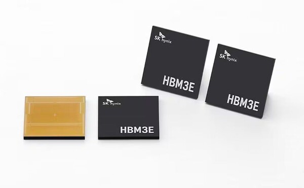 SK하이닉스가 엔비디아에 독점 공급을 시작한 5세대 'HBM3E'. 사진=SK하이닉스