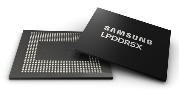 삼성 12나노급 LPDDR5X D램 제품 이미지. 사진=삼성전자