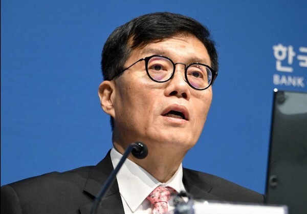 이창용 한국은행 총재가 22일 서울 중구 한국은행에서 금융통화위원회 기준금리 결정에 관한 기자간담회를 갖고 있다. 사진=공동취재단