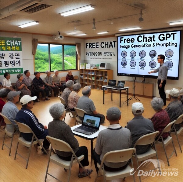 [특별기획-천만노인시대①]챗GPT에 푹 빠진 강원도 산골마을 어르신들