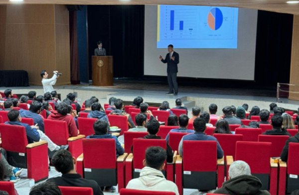 지난 2월 중소벤처기업부 인도 뉴델리에서 개최한 벤처스타트업 인재매칭 페스티벌 현장 모습. 사진=중기벤처부