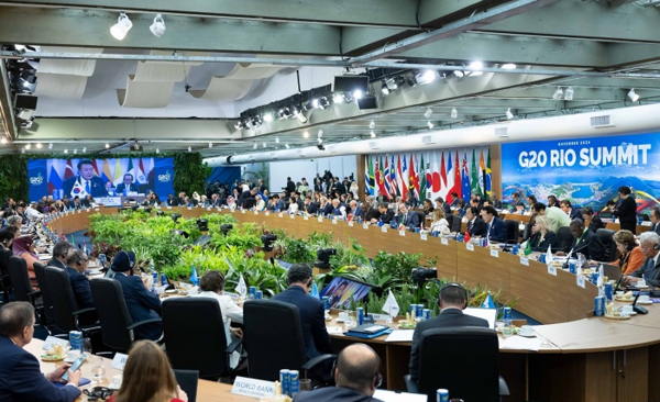 리우 G20정상회 장면. 사진=대통령실