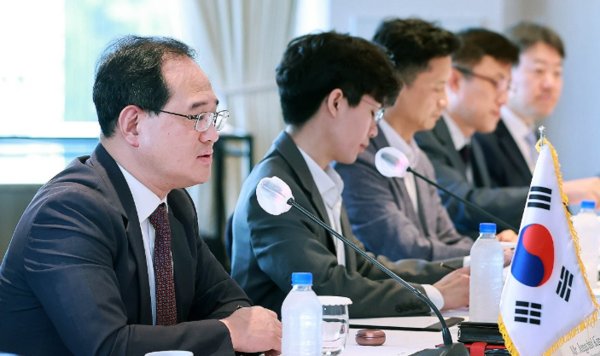 지난 2023년 개최된 베트남-코리아 플러스 공동작업반 회의 장면. 사진=산업통상자원부