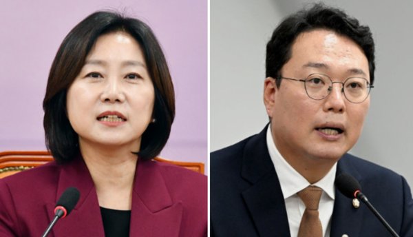 개혁신당 허은아 전대표(왼쪽)와 천하람 대표 권한대행.