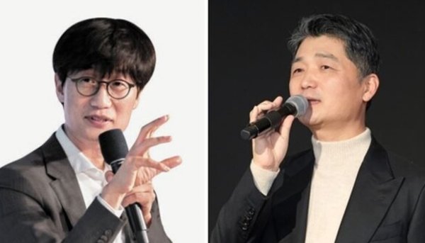 네이버와 카카오의 한경협 합류가 20일 이루어질 전망이다. 사진은 이해진 네이버창업주(왼쪽)와 김범수 카카오창업주. 사진=각사