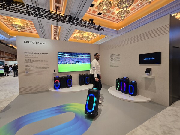 Samsung's new Sound Tower (사진 = 고한영 Dr. Han Ko 편집장)