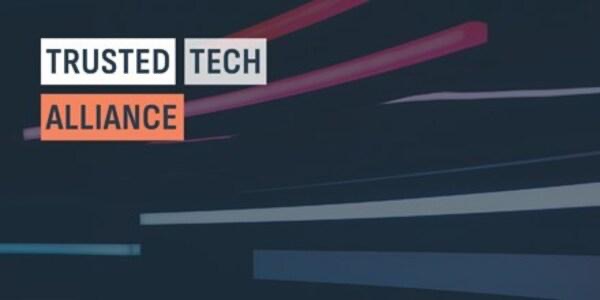 글로벌 기술 기업 15곳이 참여한 ‘Trusted Tech Alliance(TTA)’ 출범을 알리는 공식 비주얼. - Trusted Tech Alliance(신뢰받는 기술 연합, TTA) 공식 제공 로고 이미지