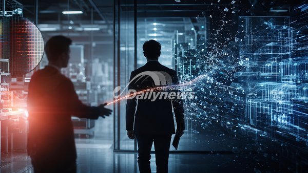 기업 핵심인력에 대한 접근과 사이버 침입, 기술정보 유출이 결합된 영업비밀 침해. AI그래픽=데일리뉴스
